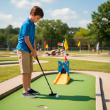 Taco de minigolfe retrátil 50 a 90cm em alumínio Neofun - Preto