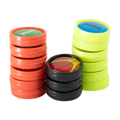 Prancheta tática magnética com caneta para treinamento de basquete Pista e Campo - Modelo pasta preta