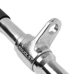 Puxador Barra Reta 48cm Pulley Cromado Maciço com Giro Envolst