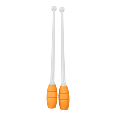 Maça oficial ginástica rítmica adulto 45cm conectável Pista e Campo - Preto e Laranja
