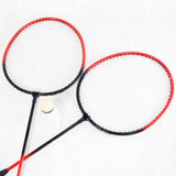 Kit de badminton com 04 raquetes de aço, 03 volantes, postes de aço e rede Pista e Campo par de raquete de badminton