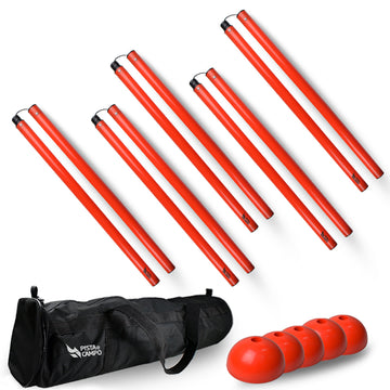 Baliza (slalom) com base de plástico Velden - cnj com 5 und - com bolsa