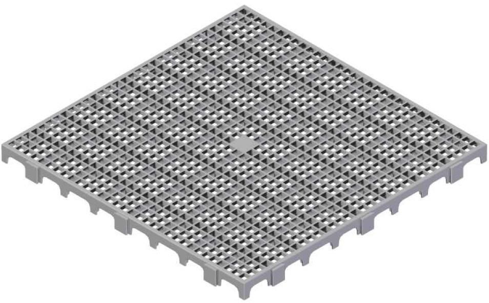 Plataforma estrado piso de polietileno Himbra - pacote com 2 und