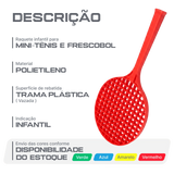 Raquete infantil para mini-tênis e frescobol Pista e Campo
