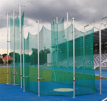 Gaiola de atletismo desmontável de alumínio IAAF Polanik