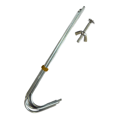 Quadro elástico de aço para retorno de bolas 1x1m Velden