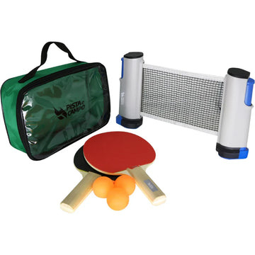 Kit Completo de Tênis de Mesa Jintai - Rede, Raquetes e Bolas