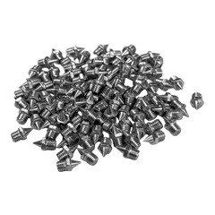 50 / 100 pregos para sapatilha de atletismo de aço 4,8mm Pirâmide base hexagonal Pista e campo
