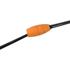 Maça oficial ginástica rítmica adulto 45cm conectável Pista e Campo - Preto e Laranja