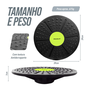 Disco de Equilíbrio Rígido (Balance Board) Envolst
