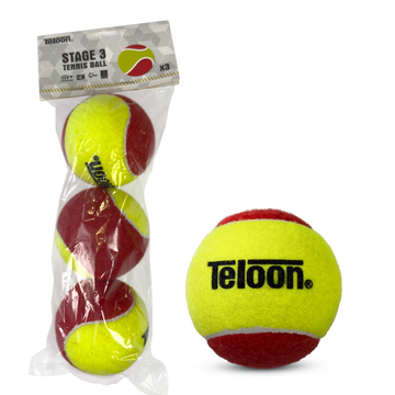 Bolas de Tênis Estágio 3 ITF com 3 Unidades Teloon