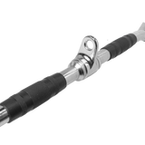 Puxador Barra Romana 96cm Pulley Cromado Maciço com Giro Envolst