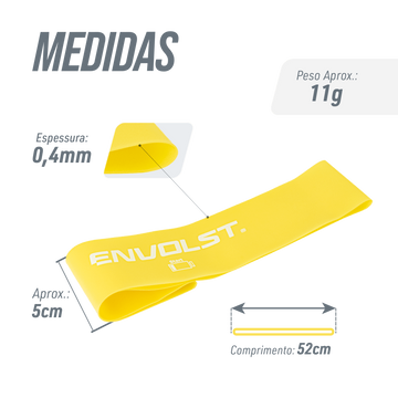 Mini Band Intensidade Extra-Leve Envolst