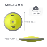 Disco de atletismo de aço e ABS 0,75kg Powered by CBAt