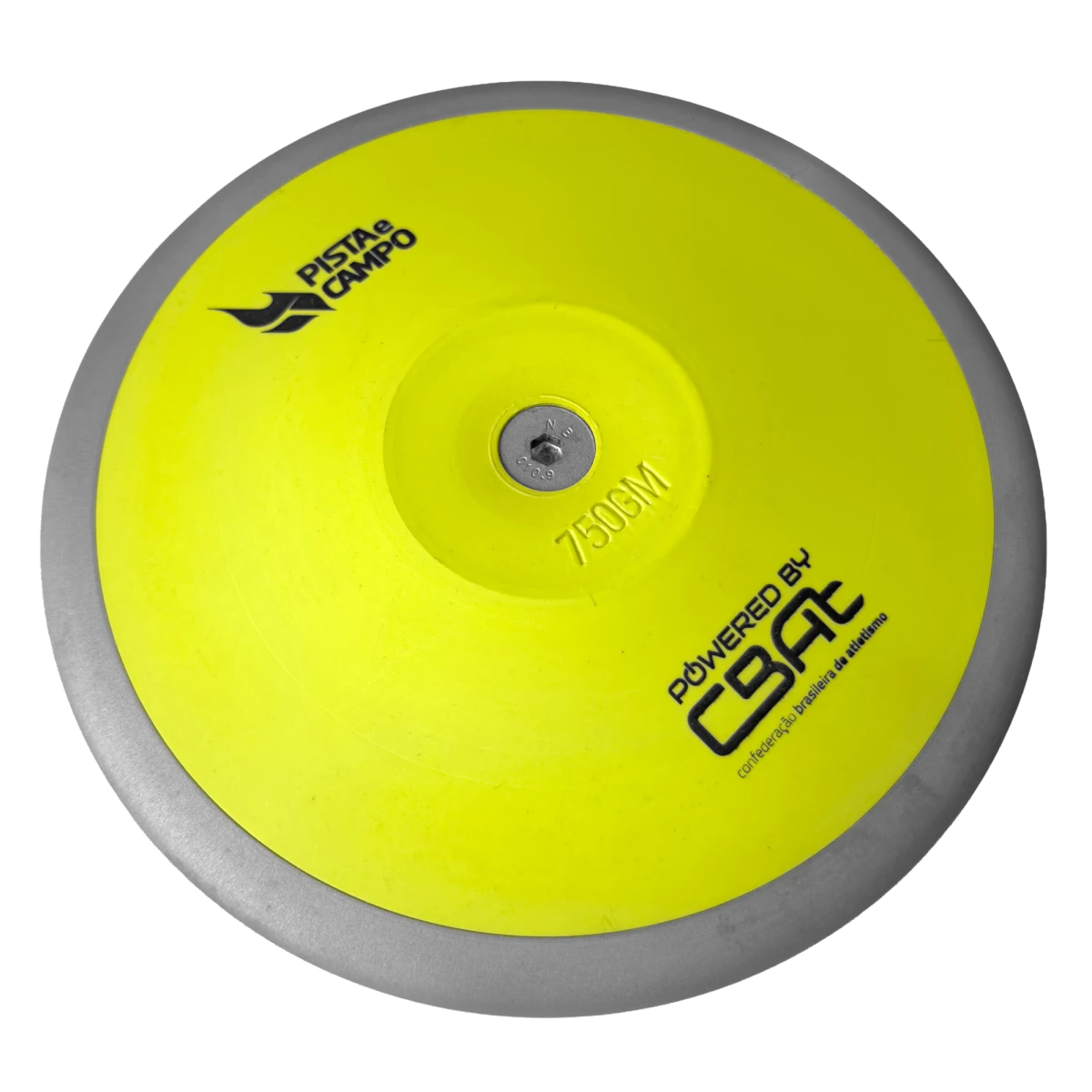 Disco de atletismo de aço e ABS 0,75kg Powered by CBAt