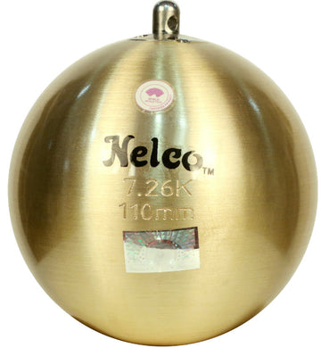 Martelo de atletismo de bronze 7,26kg 110mm WA-IAAF Nelco - com cabo e empunhadura