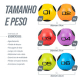 Medicine ball de borracha inflável premium Envolst