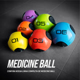 Medicine ball de borracha inflável premium Envolst