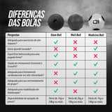 Medicine ball de borracha inflável premium Envolst