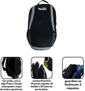 Mochila raqueteira Pista e Campo
