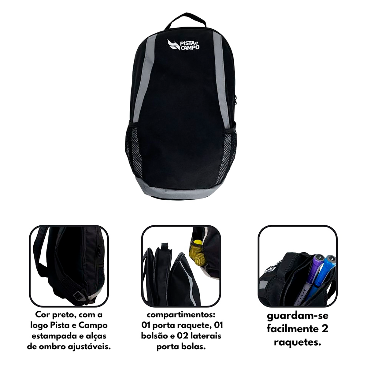 Mochila raqueteira Pista e Campo