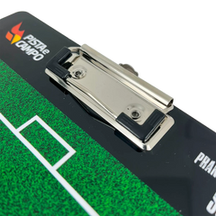 Prancheta tática magnética dupla face com caneta para treinamento de Futebol Society Pista e Campo