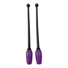 Maça oficial ginástica rítmica juvenil 40cm conectável Pista e Campo - Preto e Rosa