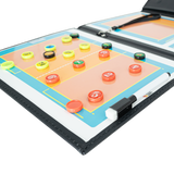 Prancheta tática magnética com caneta para treinamento de voleibol Pista e Campo - Modelo pasta preta