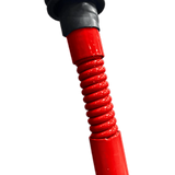 Boneco barreira para treinamento de falta no futebol de aço reclinável premium Velden - Vermelho