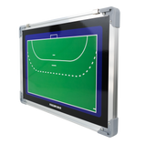 Quadro tático magnético de alumínio com acessórios 45x30 Pista e Campo - Handebol