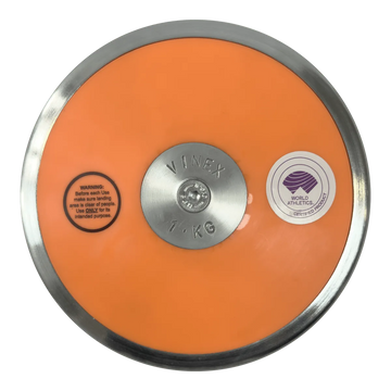 Disco de Lançamento 1kg em Aço e ABS Iniciante WA-IAAF Vinex