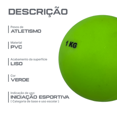 Peso de PVC 1kg Pista e Campo