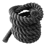 Corda naval preta torcida para treinamento funcional 38mm Envolst - 10M
