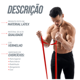 Superband resistência leve (cor vermelho) 1,3cm Pista e Campo