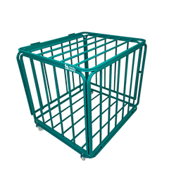 Carrinho guarda volumes de aço para transporte e armazenagem de bolas Pista e Campo