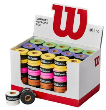 Overgrip para raquetes Wilson Confort Ultra Wrap - cx com 60 und