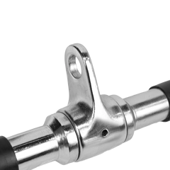 Puxador Barra Reta 50cm Pulley Cromado Maciço com Giro Envolst