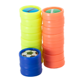 Prancheta tática magnética com caneta para treinamento de futebol society Pista e Campo - Modelo pasta preta