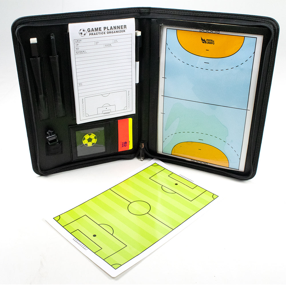 Prancheta tática magnética de futebol, basquete, volei e handebol com acessórios Pista e Campo football e futebol de campo campos