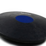 Disco de atletismo de borracha preto com centro colorido 1,00kg Pista e Campo detalhe