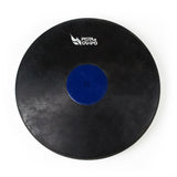 Disco de atletismo de borracha preto com centro colorido 1,00kg Pista e Campo frente