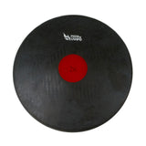 Disco de atletismo de borracha preto com centro colorido 2,00kg Pista e Campo frente