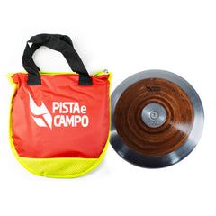 Disco de Aço e Madeira 2.25kg Pista e Campo bolsa