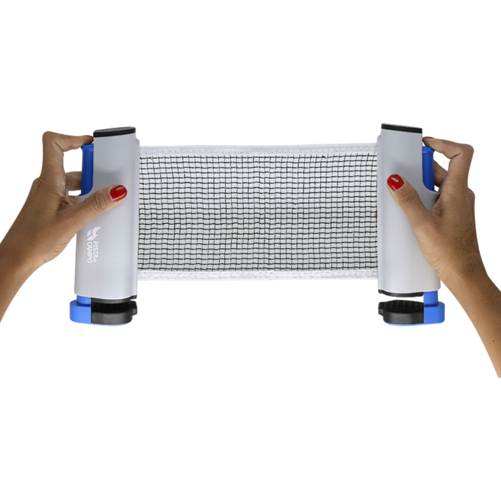 Kit Ping Pong E Tênis De Mesa Com Rede Retrátil 1,60m rede aberta