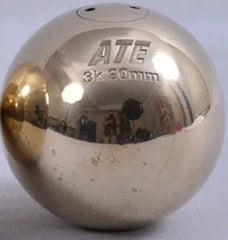 Peso de atletismo de bronze 3 kg 90mm avançado ATE - Certificado WA-IAAF