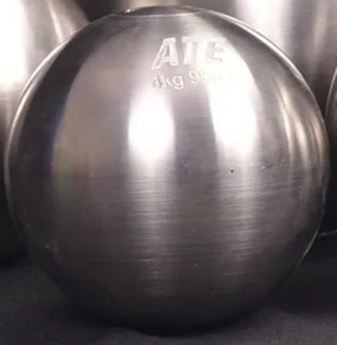 Peso de atletismo de aço inoxidável 4 kg 95mm avançado ATE Anand - Certificado WA-IAAF