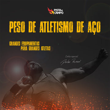 Peso de atletismo de aço 7,26kg 129mm avançado ATE Darlan Romani - Certificado WA-IAAF