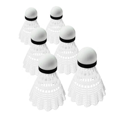 Volante peteca de badminton de nylon Loire - tubo com 06 und