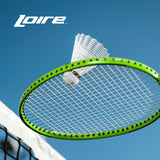 Volante peteca de badminton de nylon Loire - tubo com 06 und