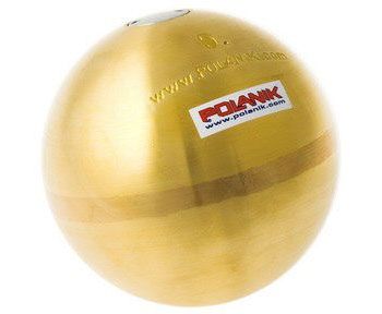 Peso de bronze 5kg 110mm IAAF Polanik